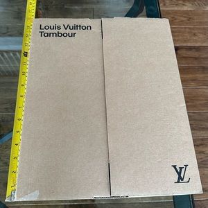 Louis Vuitton Tambour book box.